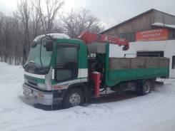 Isuzu Forward. Обменяю отличный грузовик с манипулятором , 7 166 куб. см., 5 000 кг.