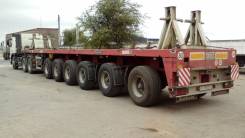Goldhofer. Полуприцеп платформа Гольдхофер () SPZ-DL 6-65780 (Германия), 86 000 кг.