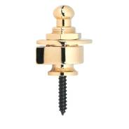Крепление ремня гитары Warwick S-Security Locks gold