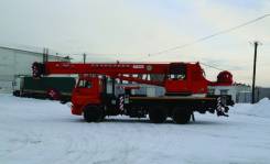 Галичанин КС-55713-1В-4. КС 55713-1В-4 автокран 25т. с гуськом доп. прот. 4,5 т. (Камаз-65115), 6 700 куб. см.