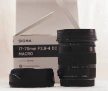 Объектив Sigma 17-70 (Canon). Для Canon, диаметр фильтра 72 мм