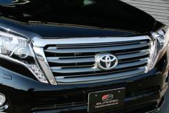 Решетка радиатора. Toyota Land Cruiser Prado, GDJ150, GDJ150L, GDJ150W, GDJ151, GDJ151W, GDJ155, GRJ150, GRJ150L, GRJ150W, GRJ151, GRJ151W, KDJ150, KD...
