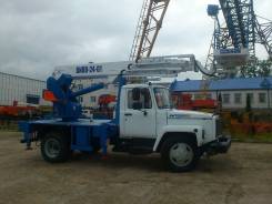 ГАЗ 3309. Автогидроподъемник ВИПО-24-01 на шасси ГАЗ-3309 (4х2) стрела вперед, 4 750 куб. см., 24 м.