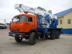 Камаз 43118 Сайгак. Автогидроподъемник ВИПО-36-01 на шасси Камаз-43118 (6х6), 12 000 куб. см., 300 кг.