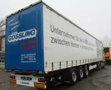 Krone SD. Полуприцеп тентованный 2009 г., 32 000 кг.