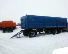 Нефаз 8332. Прицеп Зерновоз -0140130-04 бортовой с пологом, 20 000 кг.