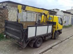 Mitsubishi Canter. Продам грузовик с манипулятором Mitsubisi Canter, 3 000 куб. см., 2 000 кг.