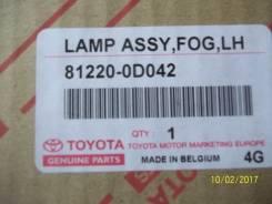 Фара противотуманная. Toyota: Corolla, Corolla Verso, Yaris, Corolla Rumion, RAV4, Noah, Coaster, Vitz, XA, Ractis, Wish, Highlander, Sai, Auris, Coro...