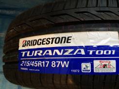 Bridgestone Turanza T001. Летние, без износа, 4 шт