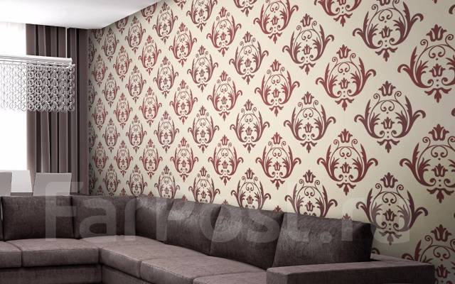 Поклейка обоев. Покраска потолка и стен во Владивостоке