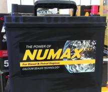 Numax. 45 А.ч., левое крепление, производство Корея