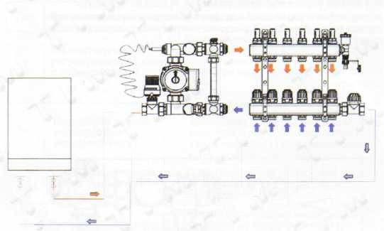 Смесительный узел тим для теплого пола схема подключения