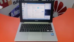 Asus X201E. 11.6", 1 100,0����, ��� 2048 ��, ���� 320���, WiFi, Bluetooth, ����������� �� 4��. ����