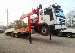 Daewoo Novus. 6x4 G8CLF низкорамный с краном CSS106, эвакуатор, 7 640 куб. см., 9 500 кг.