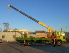 Daewoo Novus. 4x2 CC6CT низкорамный c краном Soosan SCS 514 SD, 5 890 куб. см., 5 000 кг.