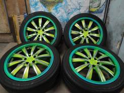 Продам Модные Стильные колёса WEDS Leonis+Лето 215/45R17Toyota, Subaru. 7.0x17" 5x100.00 ET47