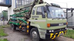 Isuzu. Автбетононасос установка Kyokuto 25м. Поршневой, шиберный., 13 346 куб. см., 26 м.
