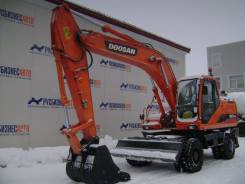 Doosan S180 W-V. Экскаватор колесный Doosan S180W-V б/у (2014 г., 3400 м. ч. ), 9 999 куб. см., 2,00 куб. м.