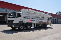 Koluman. Автобетононасос Колуман () Junjin JXRZ 57м на шасси Mercedes, 8 600 куб. см., 57 м.