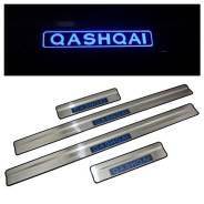 Накладка на порог. Nissan Qashqai