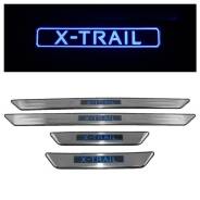 Накладка на порог. Nissan X-Trail