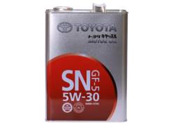 Toyota. Вязкость 5W30, синтетическое