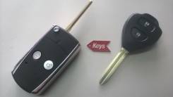 Корпус ключа. Toyota: Corolla, iQ, Yaris, RAV4, Mark X, Hiace, Land Cruiser Prado, Avalon, Vitz, Ractis, Echo, Auris, ist, Avensis, Premio, Belta