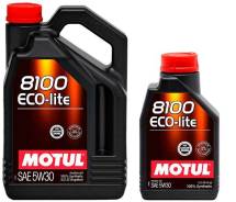 Motul 8100 Eco-Lite. Вязкость 5W-30, синтетическое
