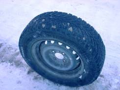 Диск r13 (4х98) с резиной Nordman-4 (175/70 R13 82T) б/у (1шт). 5.0x13 4x98.00 ET29 ЦО 58,0 мм.