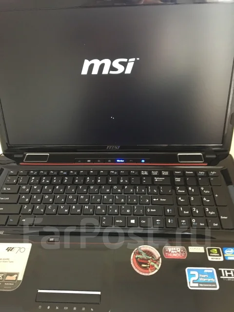 MSI GE70. 17.3", 2,4����, ��� 8 ��, ���� 750���, WiFi: 1, Bluetooth: 1, ����������� �� 3��. ����