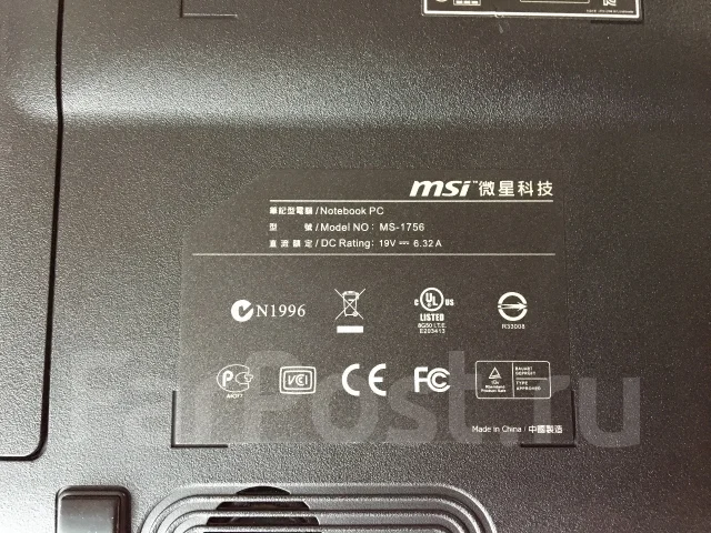 MSI GE70. 17.3", 2,4����, ��� 8 ��, ���� 750���, WiFi: 1, Bluetooth: 1, ����������� �� 3��. ����