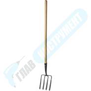 Вилы GRINDA кованые, копальные, с черенком, 180х220х1300мм
