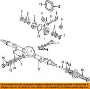 Сальник. Ford F-450 Ford F350 Ford F250 Ford F450