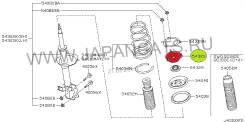 Опора амортизатора. Nissan: Bluebird Sylphy, Sunny, Almera, AD, Wingroad Двигатели: QG18DE, QR20DD, QG15DE, QG13DE, YD22DD, QG18DD, YD22DDT, QG16, K9K...