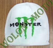 Шапка бело зеленый Monster