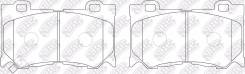 Колодка тормозная. Infiniti: FX35, G25, FX50, G35, G37, FX37 Двигатели: VQ37VHR, VK50VE