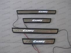 Накладка на порог. Toyota Camry
