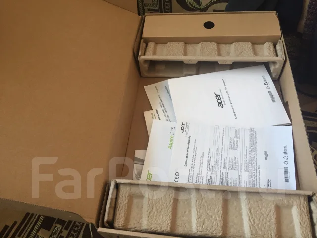 Acer Aspire E15. 15.6", 2,5����, ��� 6 ��, ���� 596���, WiFi: 1, Bluetooth: 1, ����������� �� 6��. ����