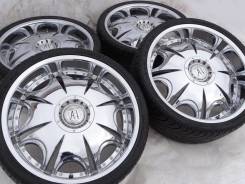 Диски Anhelo на лете Nexen 265x30xR22. 8.5x22 5x114.30, 5x127.00 ET35 ЦО 73,1 мм.