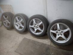 Продам колёса с резиной. x55 5x114.30 ET-46 ЦО 66,3 мм.