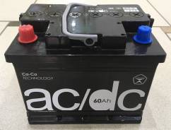 Аккумулятор AC/DC 6СТ-60.1 60Ач 500А во Владивостоке AC/DC. 60 А.ч., Прямая (правое), производство Россия
