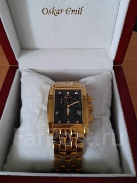 Oskar emil gold watch clearance