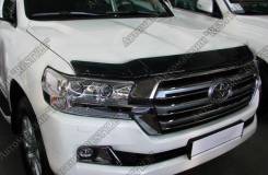 Дефлектор капота. Toyota Land Cruiser, GRJ200, J200, URJ200, URJ202, URJ202W, UZJ200, UZJ200W, VDJ200 Двигатели: 1URFE, 1VDFTV. Под заказ