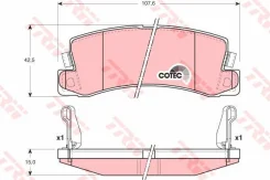 ��������� ������� TRW GDB3164 Lexus RX / Toyota Celica GDB3164. 04466-20110. 04491-33070. 04492-20022. 04492-20061 ����