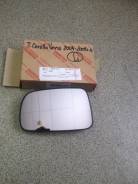 Стекло зеркала. Toyota Corolla Verso, ZNR10, ZNR11, CUR10, AUR10 Двигатели: 2ADFHV, 3ZZFE, 2ADFTV, 1ZZFE, 1CDFTV