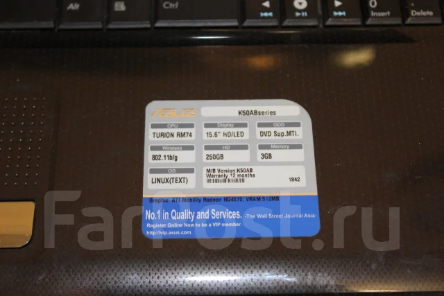 Asus K50AB. 15.6", ��� 3072 ��, WiFi: 1 ����