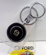 Брелок круглый с подсветкой MAZDA черный арт 057081*