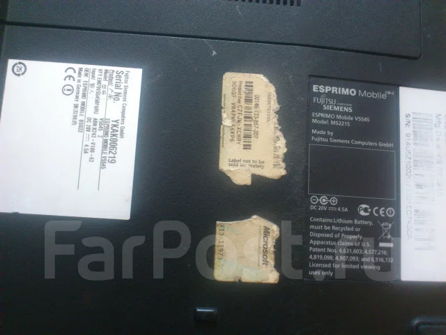 eMachines. 15.4", 1,3����, ��� 256 �� � ������, ���� 1��� ����