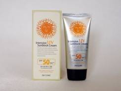 Интенсивная защита от солнечных лучей и солнечной радиации 3W CLINIC Intensive UV Sunblock Cream SPF 50+/ PA +++ 70 ml