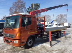 Hino 500. Бортовой с манипулятором HINO 500 2014год 7тонн, 8 000 куб. см., 7 000 кг.